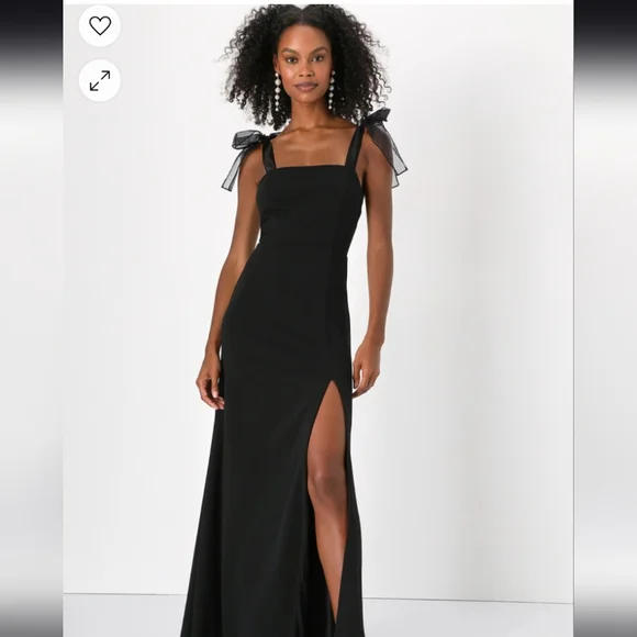 Lulus | Dresses | Black Formal Gown | Poshmark